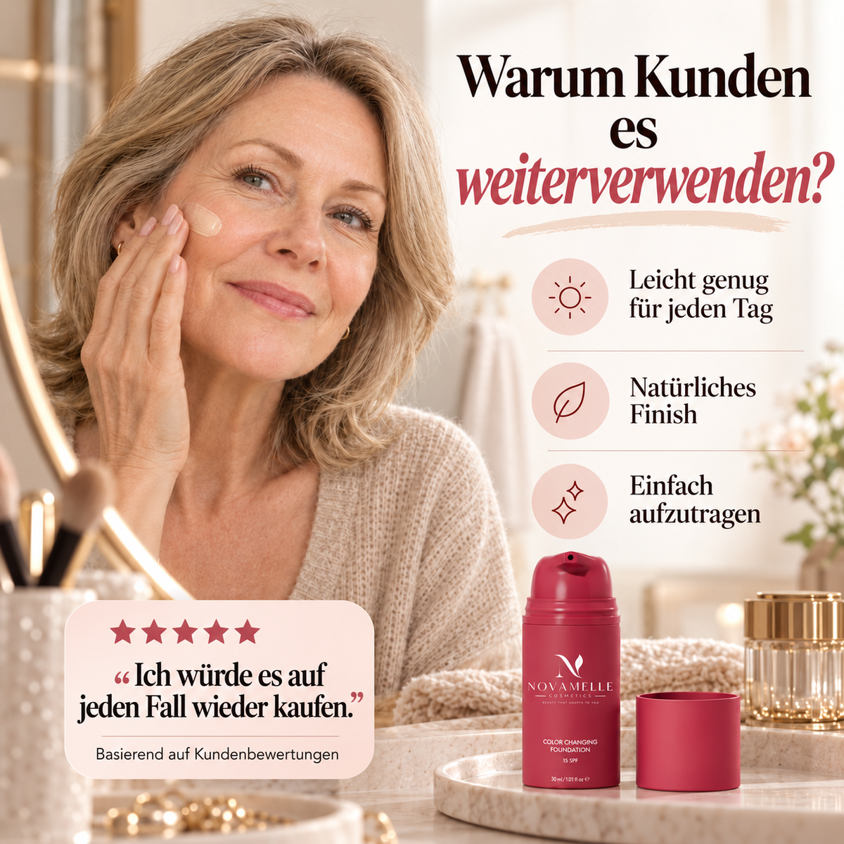 Novamelle Warum Kunden es weiterverwenden - DE